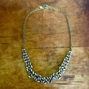 Ann Taylor Loft Necklace - Sparkly Light Pink Gems